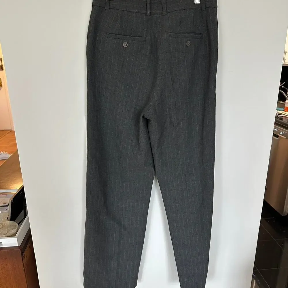 Aritzia babaton grey pinstripe trousers - Picture 7 of 9